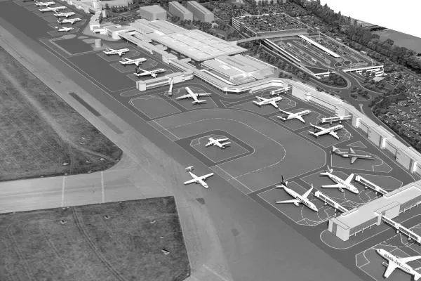 What is in Bristol Airport? image 1