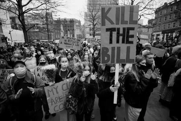 What Bill Are They Protesting Against in Bristol? image 0